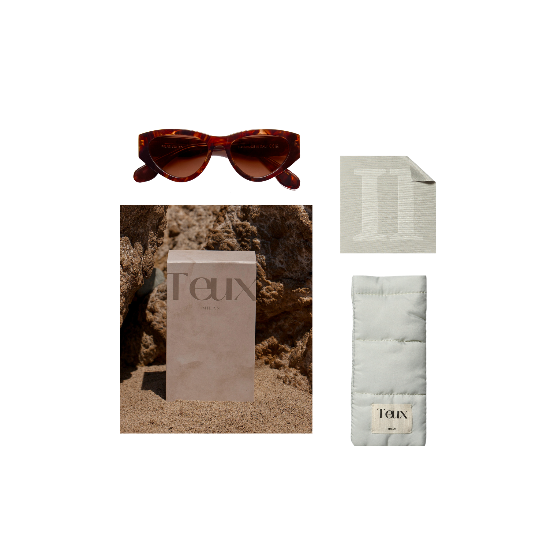 Teux Sunglasses Set, Polarized Sunglasses Set