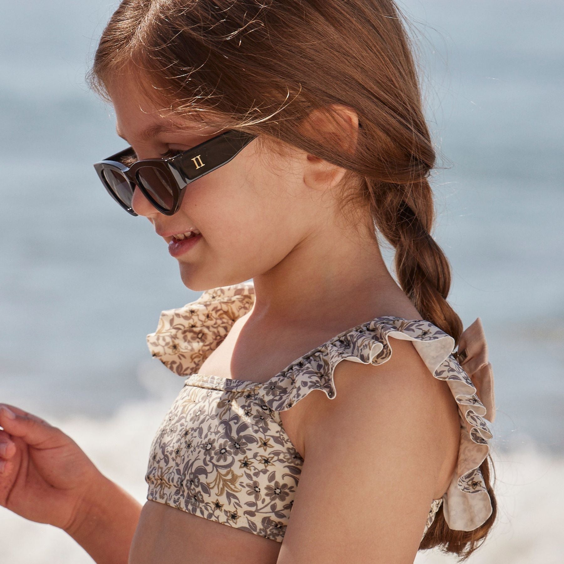 Kids Modern Sunglasses, Kids Polarized Sunglasses, Aesthetically pleasing sunglasses for kids, black sunglasses kids, kids accessories, summer essentials for kids, kids vacation essentials, high quality sunglasses made by optometrists, kids cat-eye sunglasses, child sunglasses