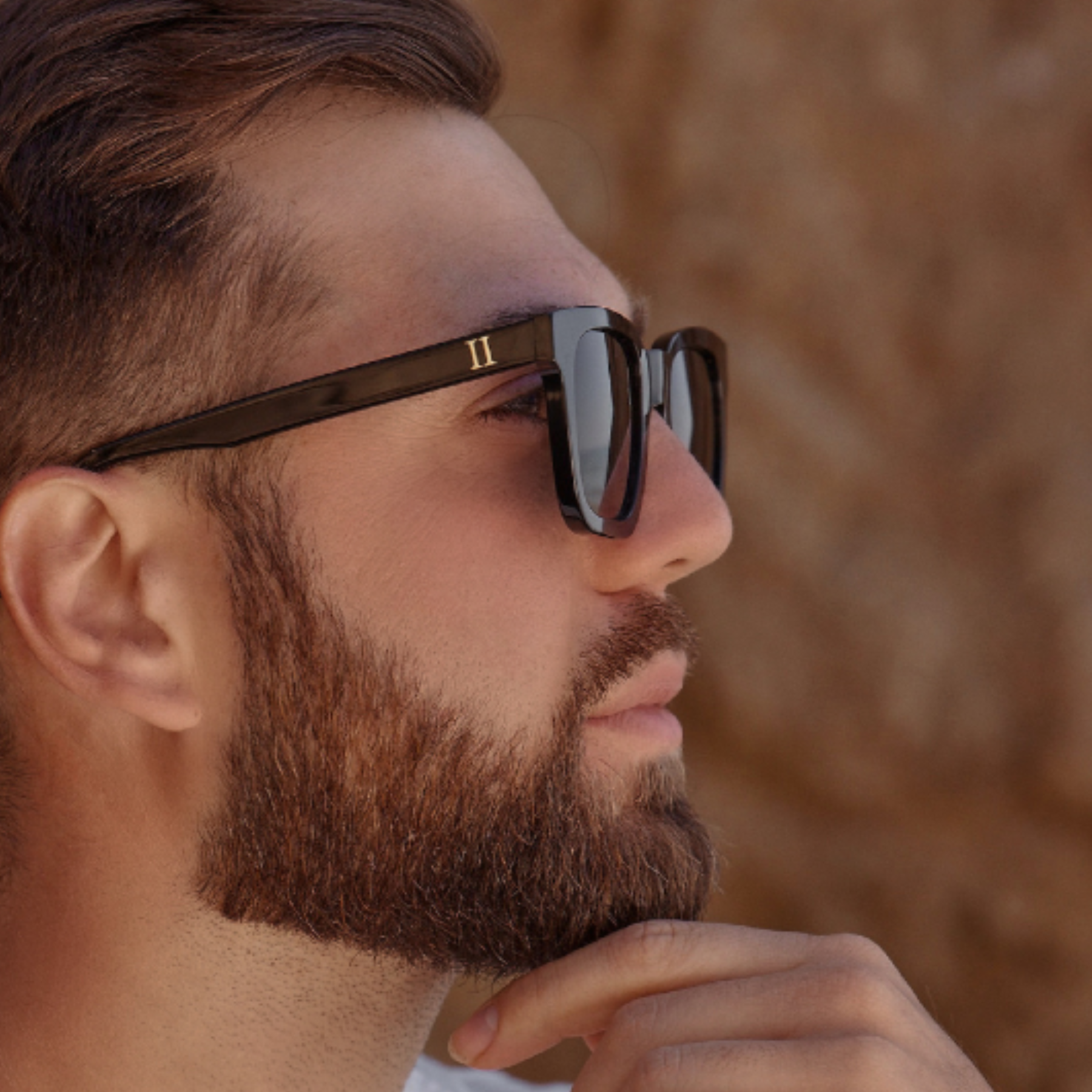trending sunglasses for men, Polarized Sunglasses, Teux Sunglasses, Science-backed sunglasses, black mens square sunglasses