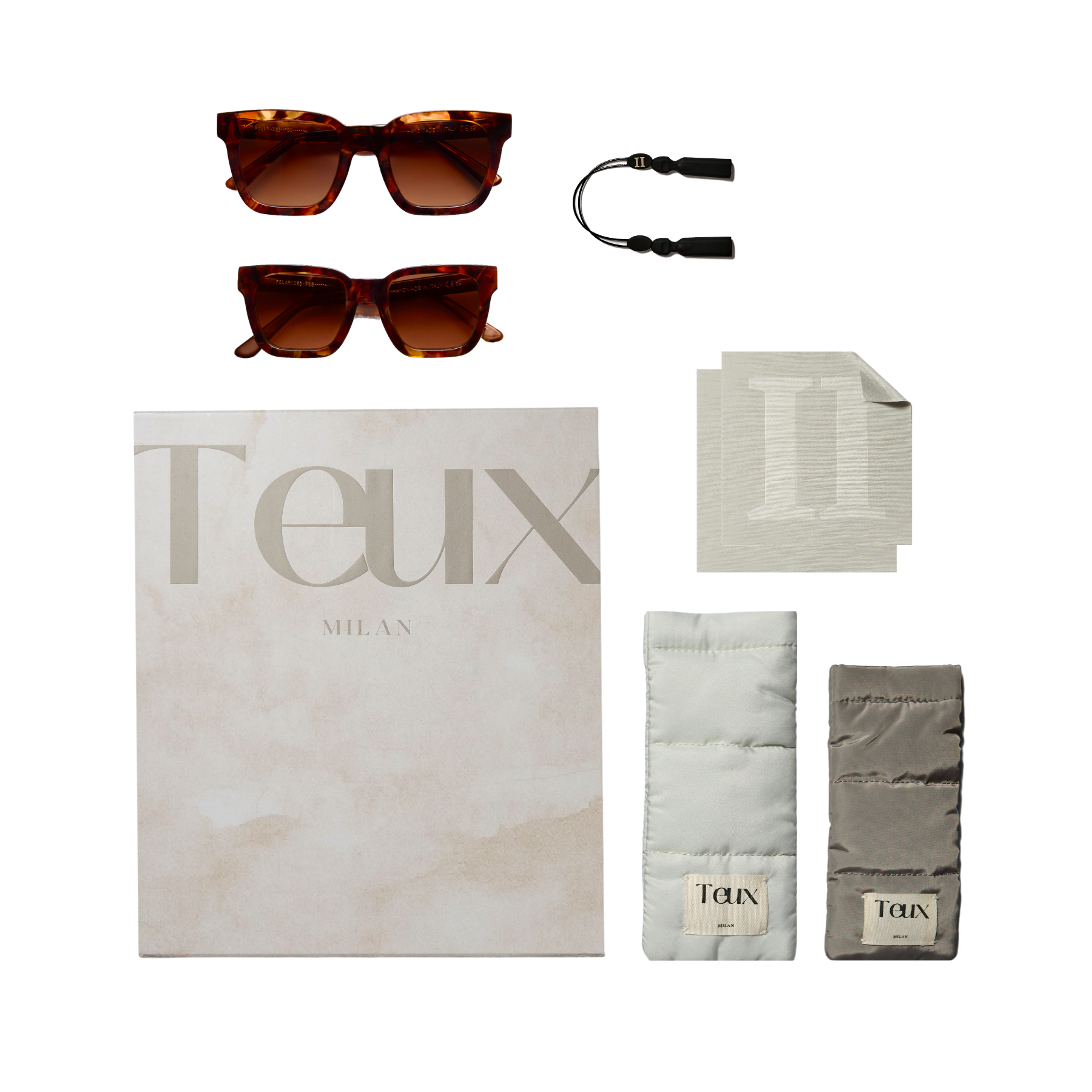 Luxury Packaging for Matching Adult and Child Sunglasses set, aesthetic packaging